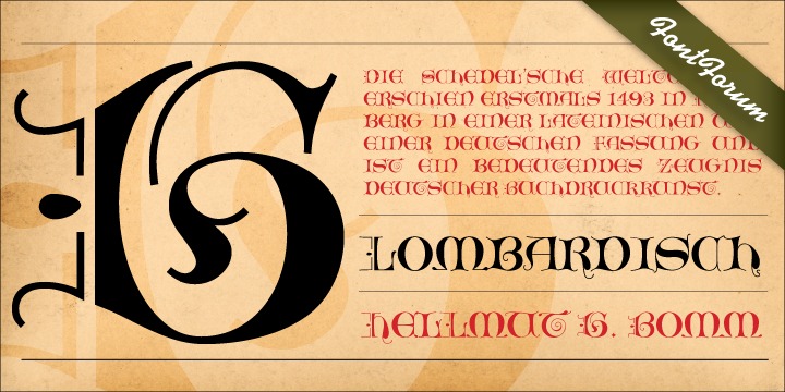 Font HGB Lombardisch